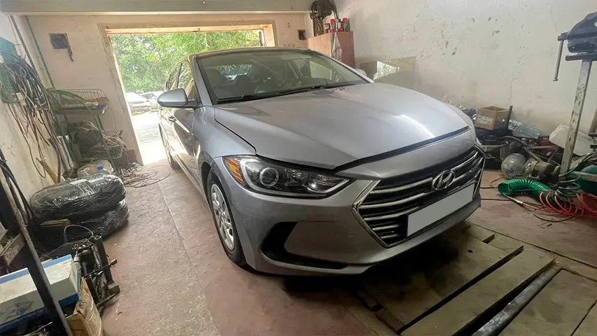 Встановлення ГБО на Hyundai Elantra у Запоріжжі загальний вигляд